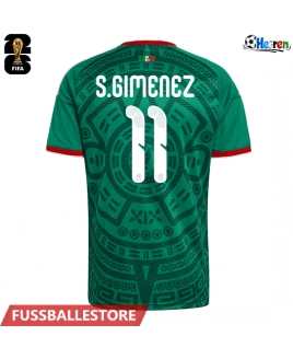 Günstige Mexiko Santiago Gimenez #11 Heimtrikot WM 2026 Kurzarm